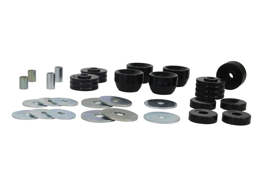 Whiteline W93561 Compatible Body Mount Bushing Assembly with W200 Pickup, 71-89 W100, D200 Pickup, W300, RD200, D300 Pickup, W100 Pickup, D300, D100 Pickup, D100, W200, W300 Pickup, D200