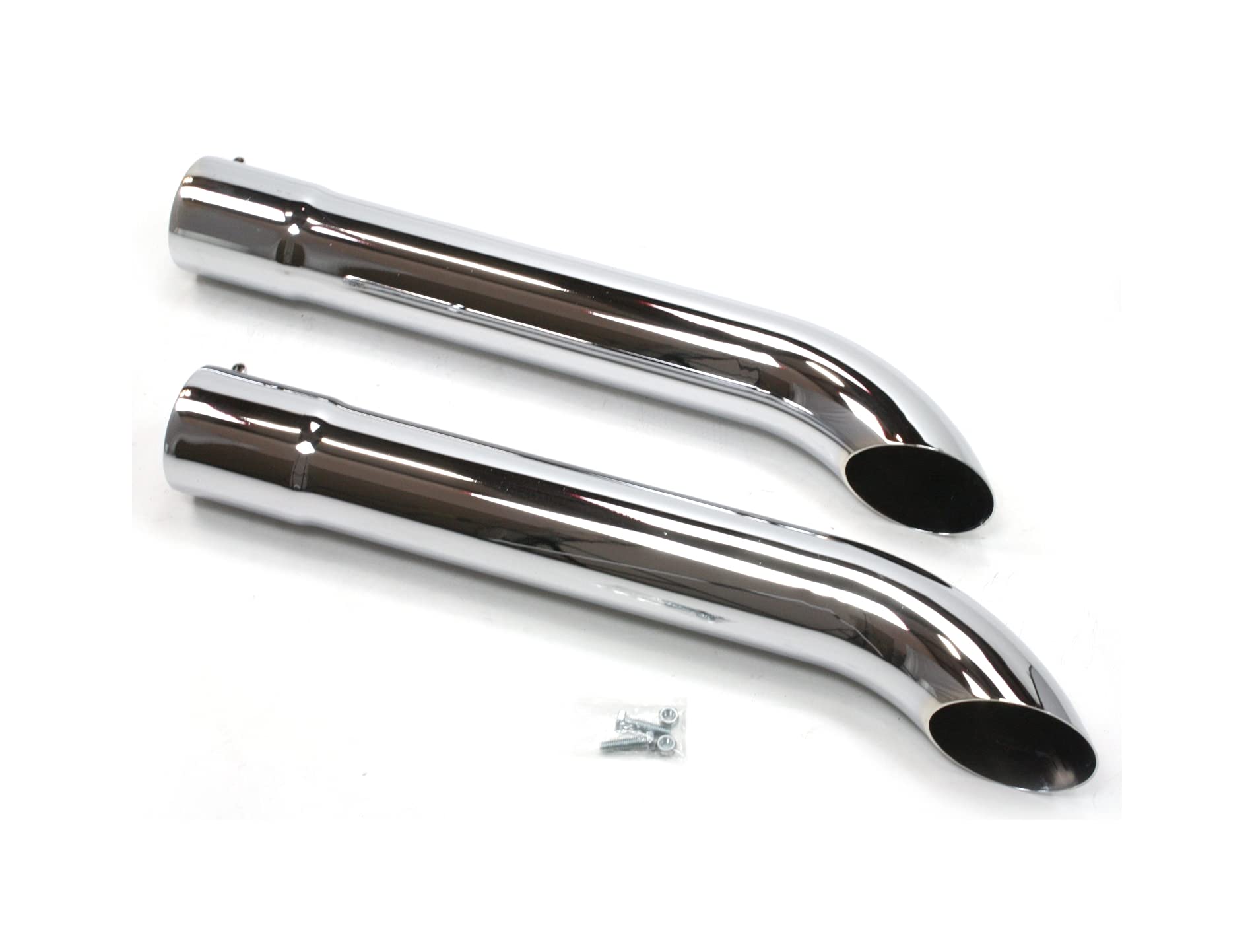 Chrome Patriot Exhaust Side Tube Turnout H3820 Silver