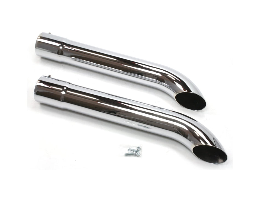 Chrome Patriot Exhaust Side Tube Turnout H3820 Silver