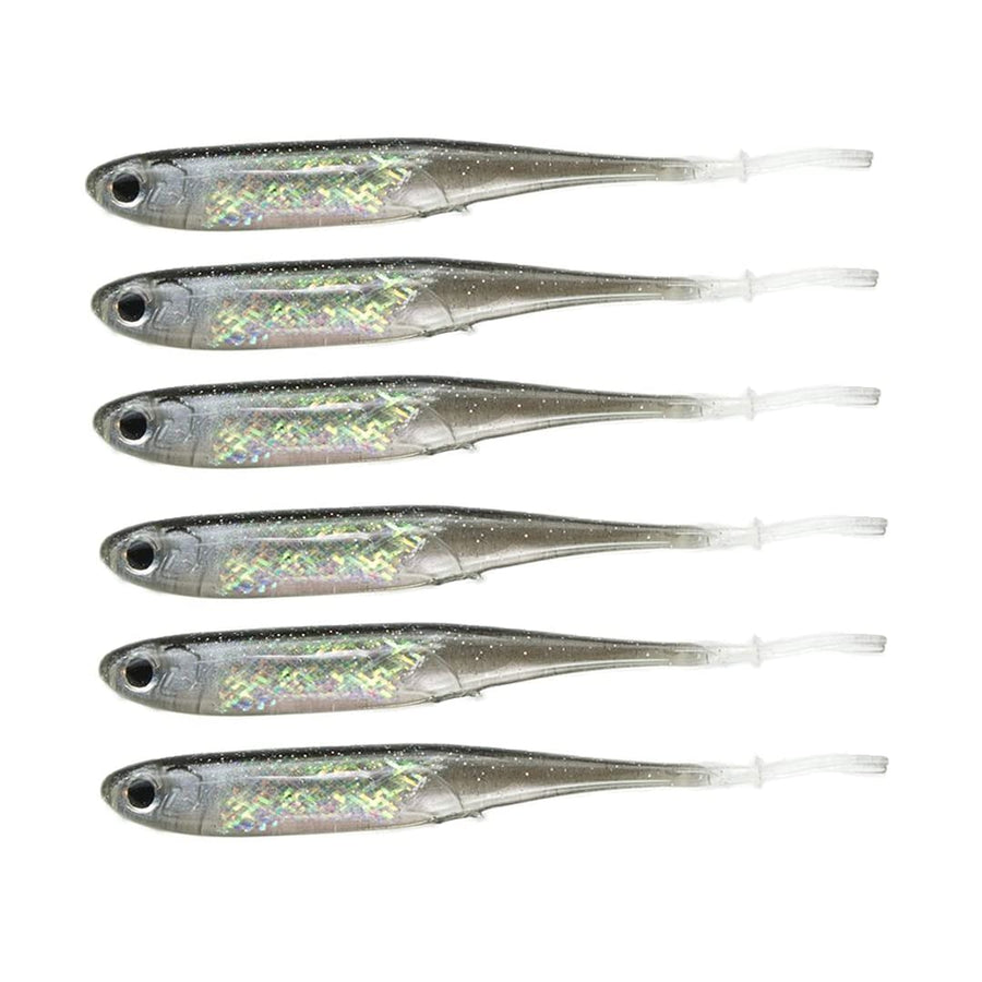 Bento Bait Lunkerhunt Fishing Lure (6 Pieces)| Each 3-Inch, Dace Color | Life-Like Saltwater and Freshwater Fish Baits, Award Winning, Soft Body for Bass Trout Fishing