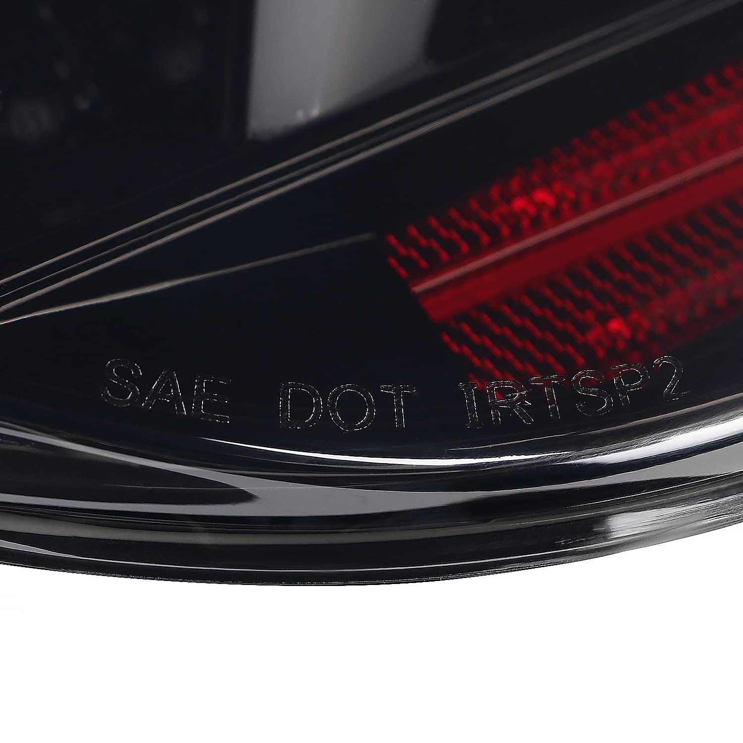 Black Smoke LED Tail Lights+Sequential LED Signal SPEC-D TUNING Compatible with 2013-2016 Scion FR-S, 2013-2016 Subaru BRZ, Left + Right Pair Assembly