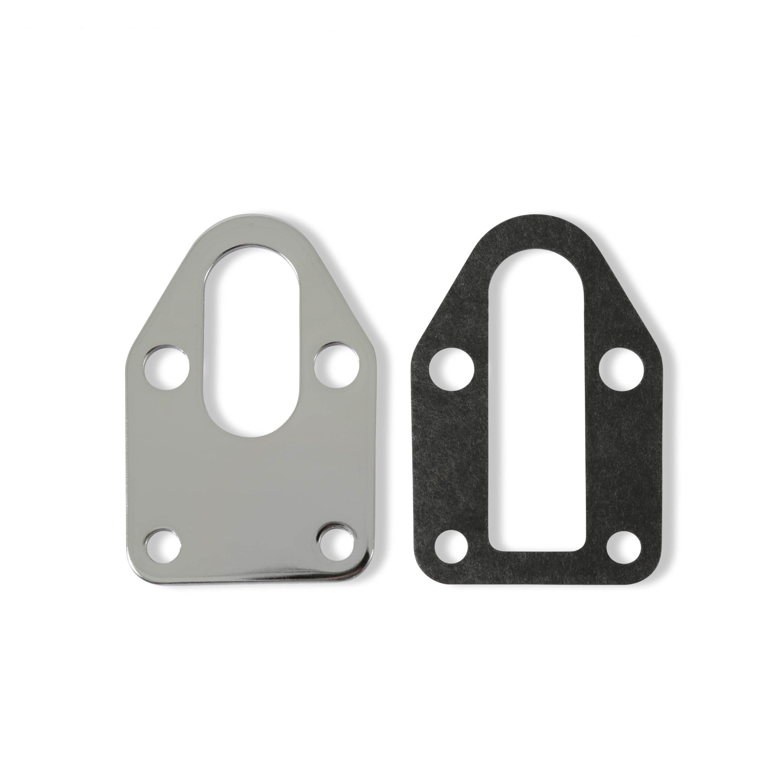1514 Mr. Gasket Fuel Pump Mounting Plate, MTG PLT Sb Chev, Silver