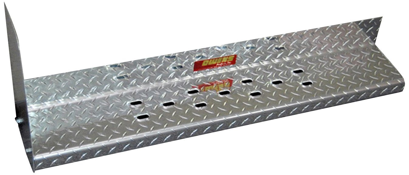 Owens Products Owens Commercial Cab Length Running Boards Diamond w/Stone Guard And Star Burst 82019G