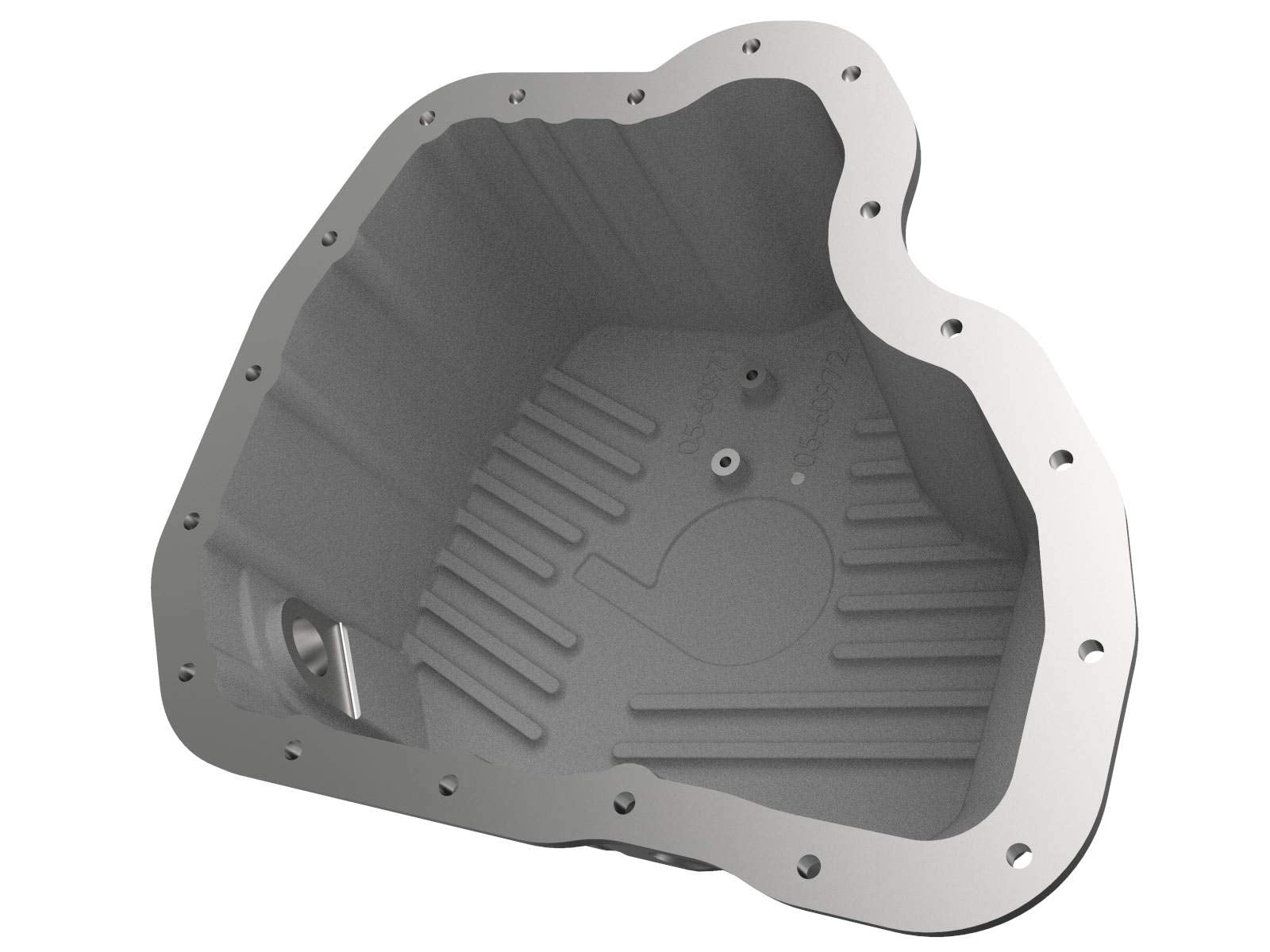 aFe Power Black Finish Engine Oil Pan, Machined Fins