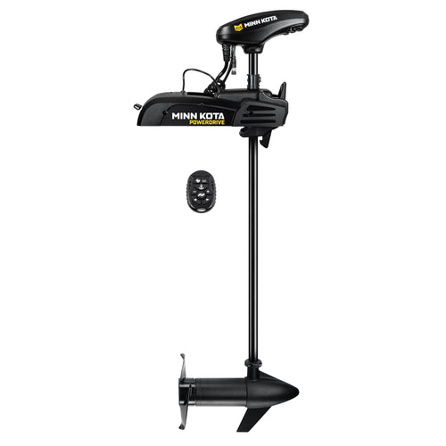 Minn Kota Bow-Mount PowerDrive Electric Trolling Motor with GPS – 55 Lb. Thrust, 54 in. Shaft, Freshwater