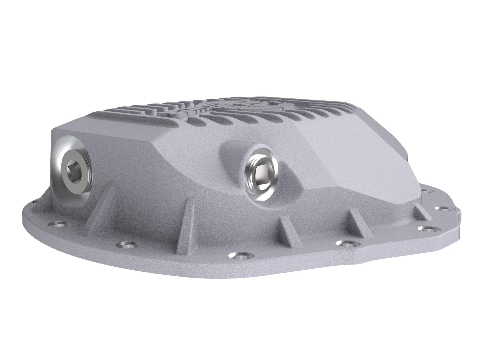 aFe POWER Rear Differential Cover Street Series Raw w/Machined Fins - #46-71260A - GM Trucks 20-23 V8-6.6L (AAM 11.5/12.0-14)