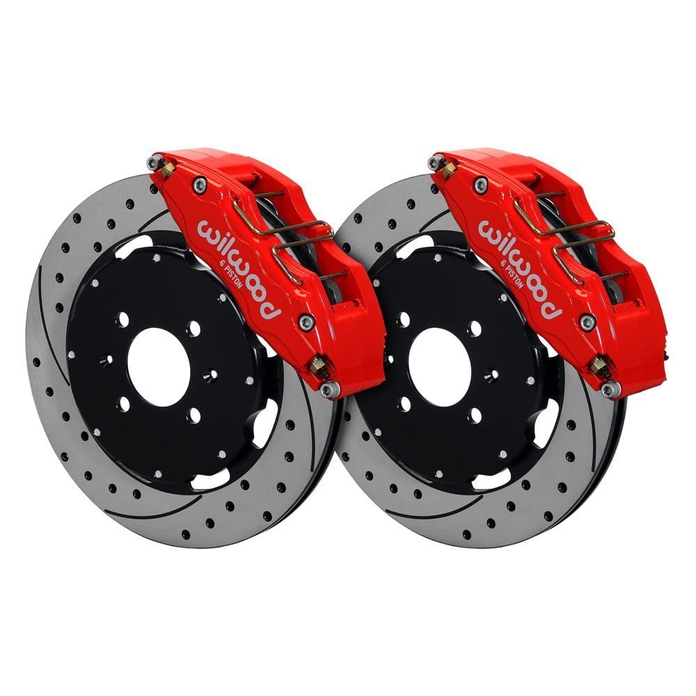 Red DP6A Front Hat Kit,12.19", Drilled