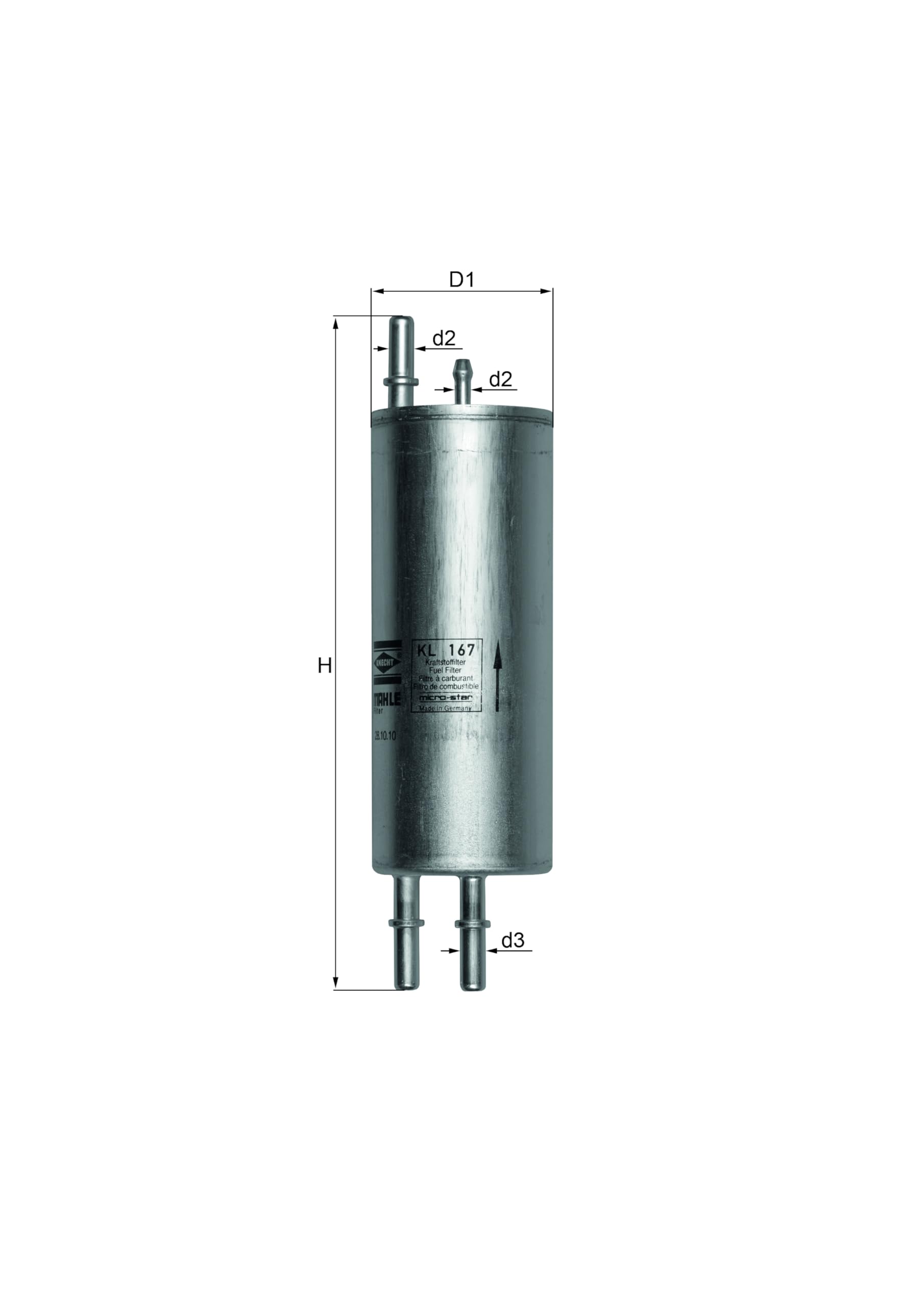 Fuel Filter MAHLE KL 167