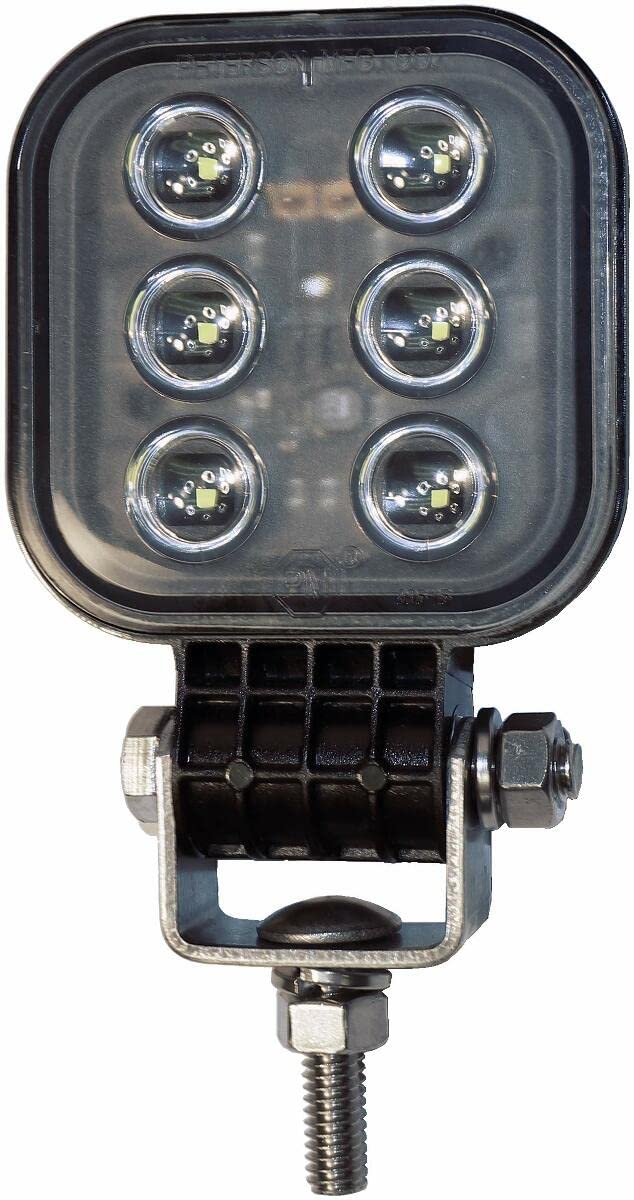 M905-MV Peterson Led Work Light, Square, Pedestal-Mount H/W 500 Lumen3X3 Mv