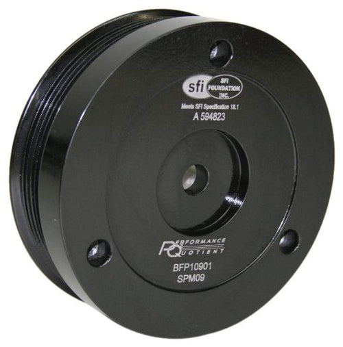 FluidGel PRW 2510901 Black 8.7 Percentage UnderDrive Serpentine Pulley Damper for BMW Mini Cooper, 2001-2006 Gen 1, Tritec 1.6L