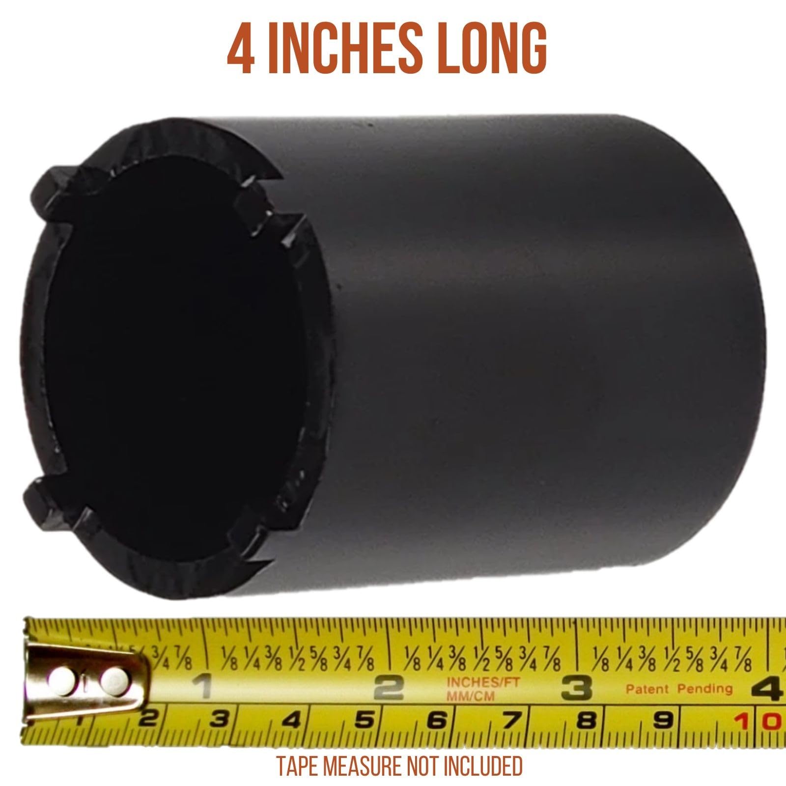 Mile Marker Single Black 15002-01 4 Prong Axel Spindle Nut Socket Tool for Installation & Removal of Front Spindle Axle Nuts - 1/2" Socket Drive - Made from Steel