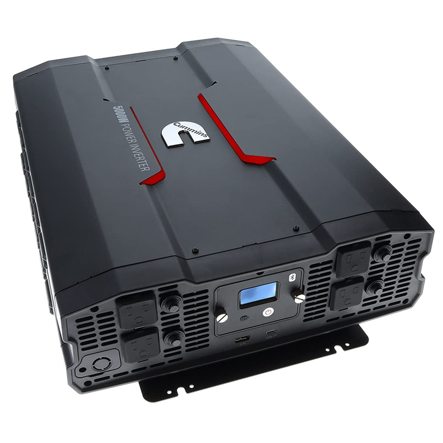 5000 Watts Cummins Inverter Modified Sine Wave Truck Inverter 12 Volts to 110 Volts Four AC Outlets Two USB Ports (Plus Cable Kit)- CMN5000W - Inverters for Vehicles, Van Life, Camping