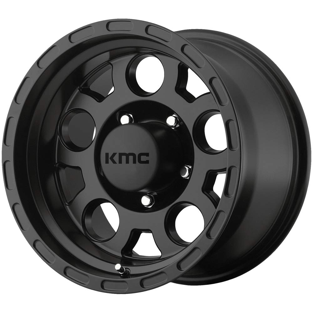 KMC Wheels 15X7 ENDURO 6X5.53.76 -6mm MATTE BLACK - KM52257060706N