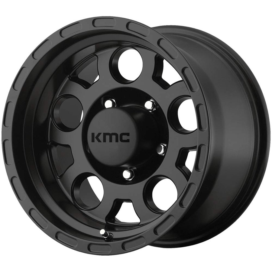KMC Wheels 15X7 ENDURO 6X5.53.76 -6mm MATTE BLACK - KM52257060706N