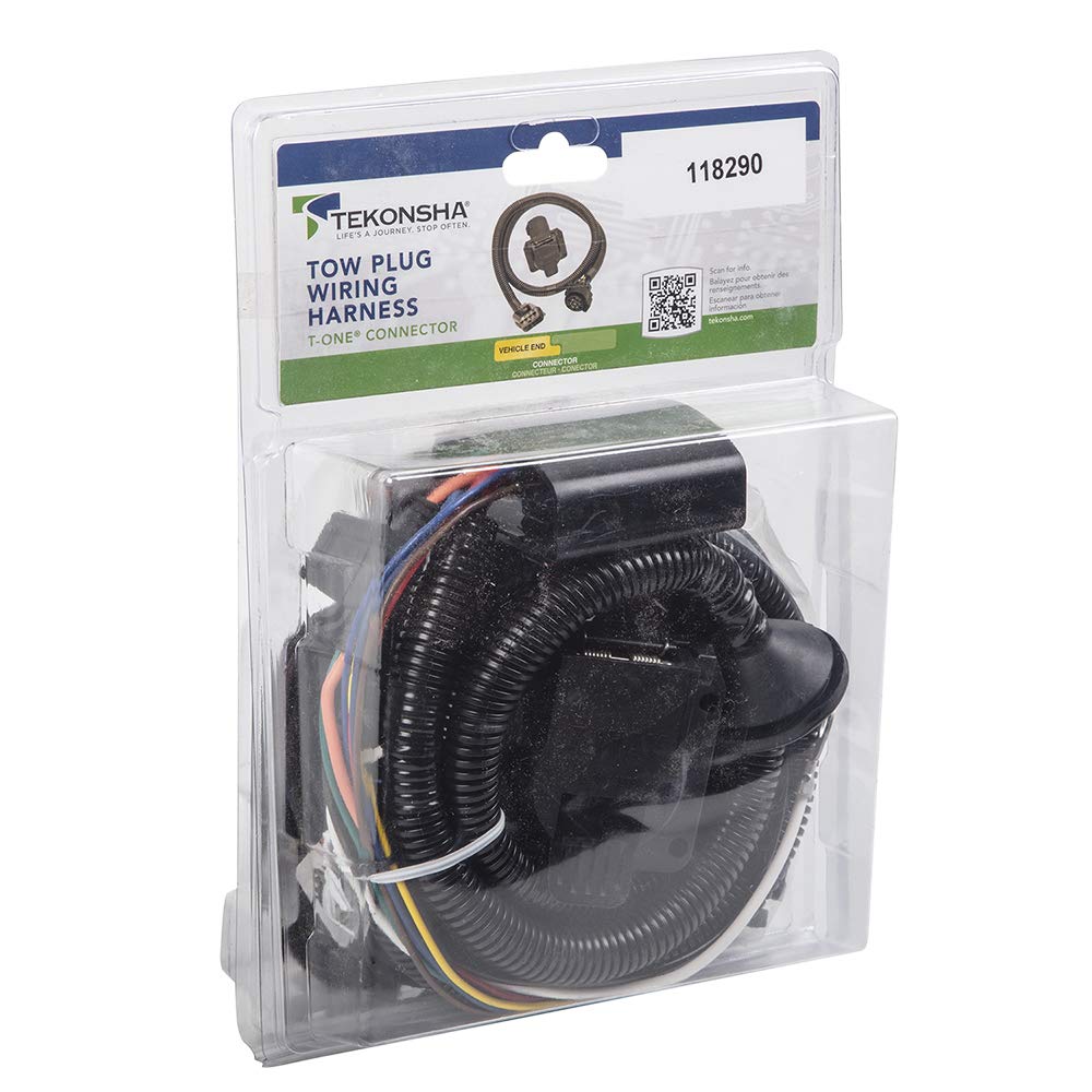 Tekonsha Tow Harness 118290, 7-Way, w/Circuit Protected ModuLite® HD Module, Compatable with 2019-2022 Subaru Ascent