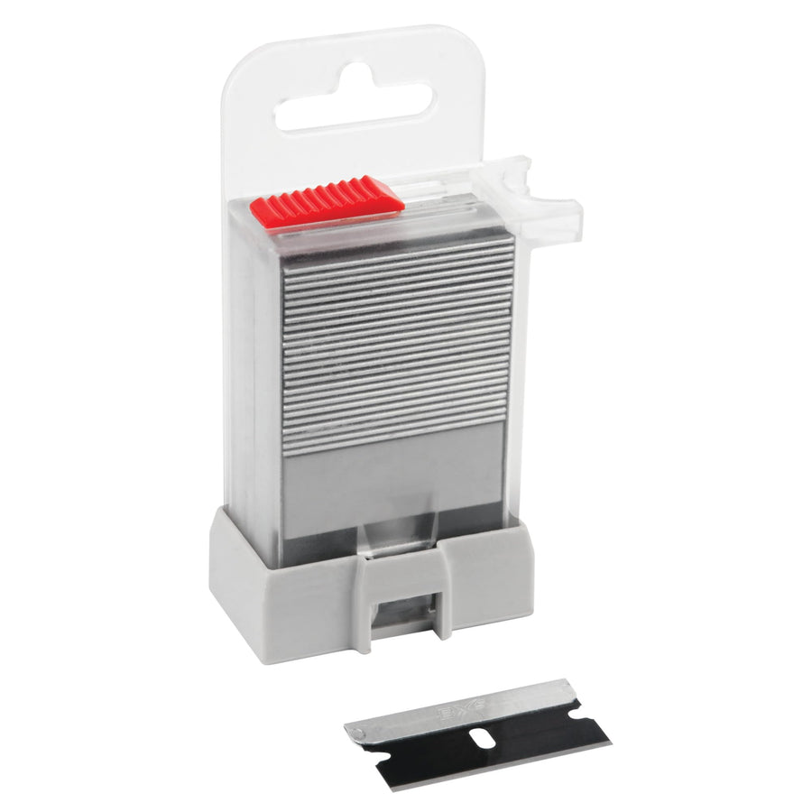 W7507 Performance Tool BX5 50 Piece Heavy Duty Single Edge Razor Blades, Precision Honed to Razor Edge with 5x Durability SK2 Steel