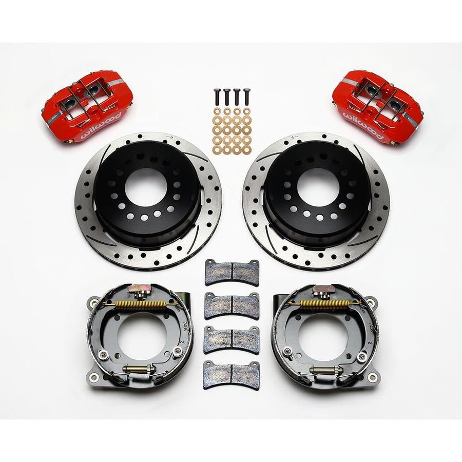 P-Brake Kit FDP-LP 11.00", Drill-Red