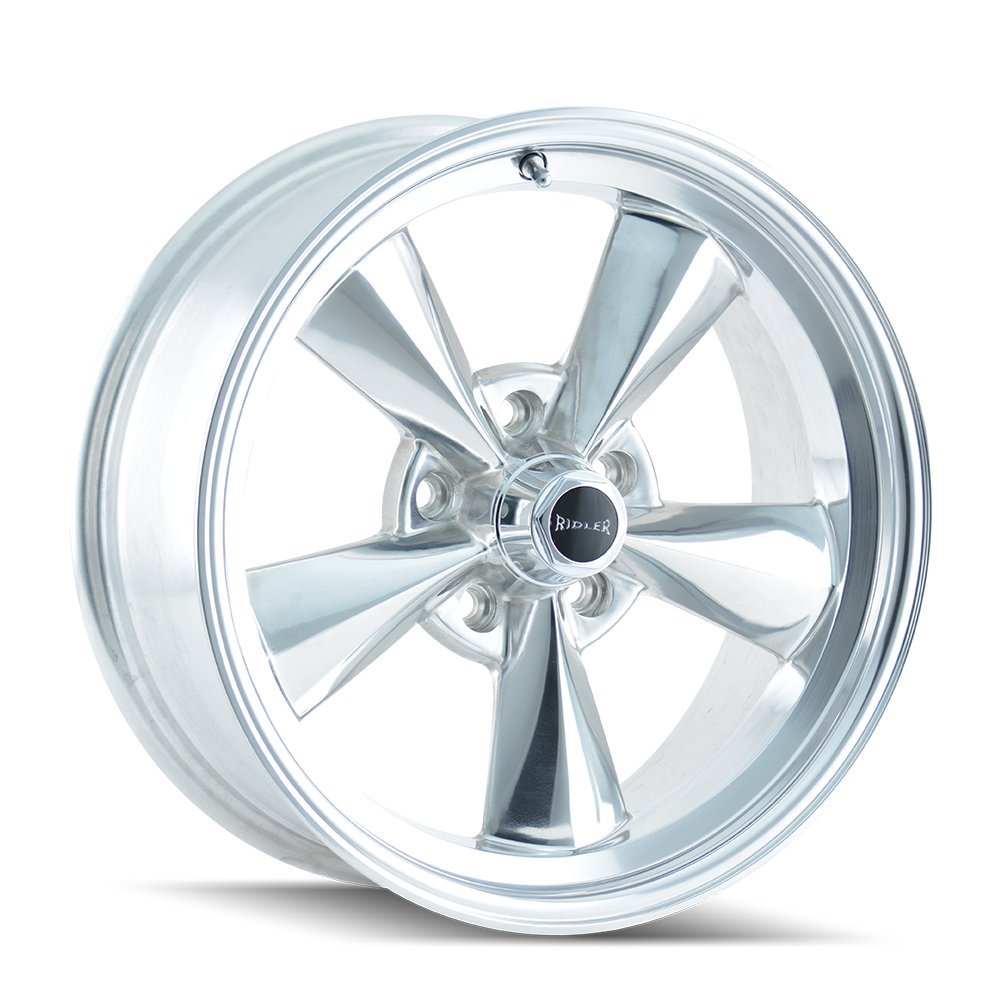 Polished Ridler 675 Wheel (17x9.5"/5x114.3mm)
