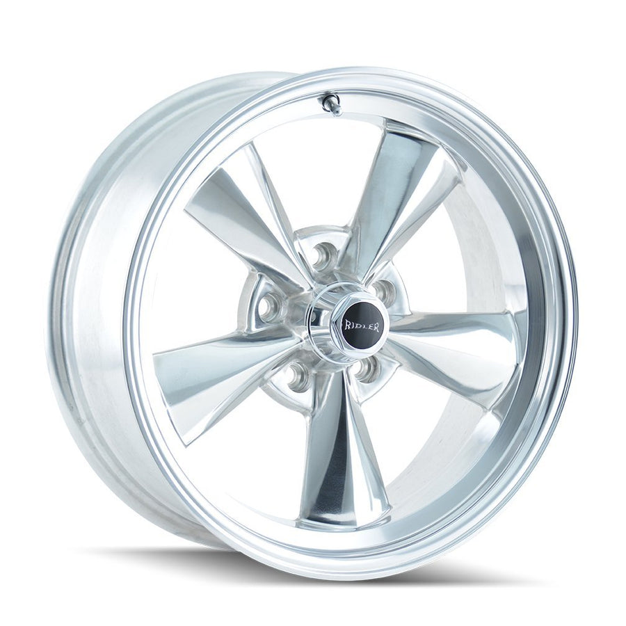 Polished Ridler 675 Wheel (17x9.5"/5x114.3mm)