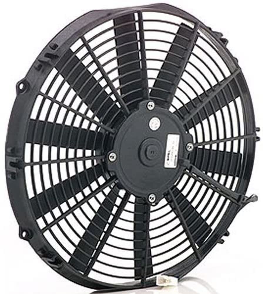 Be Cool 13" Euro-Black Thin Line Electric Puller Fan 75081