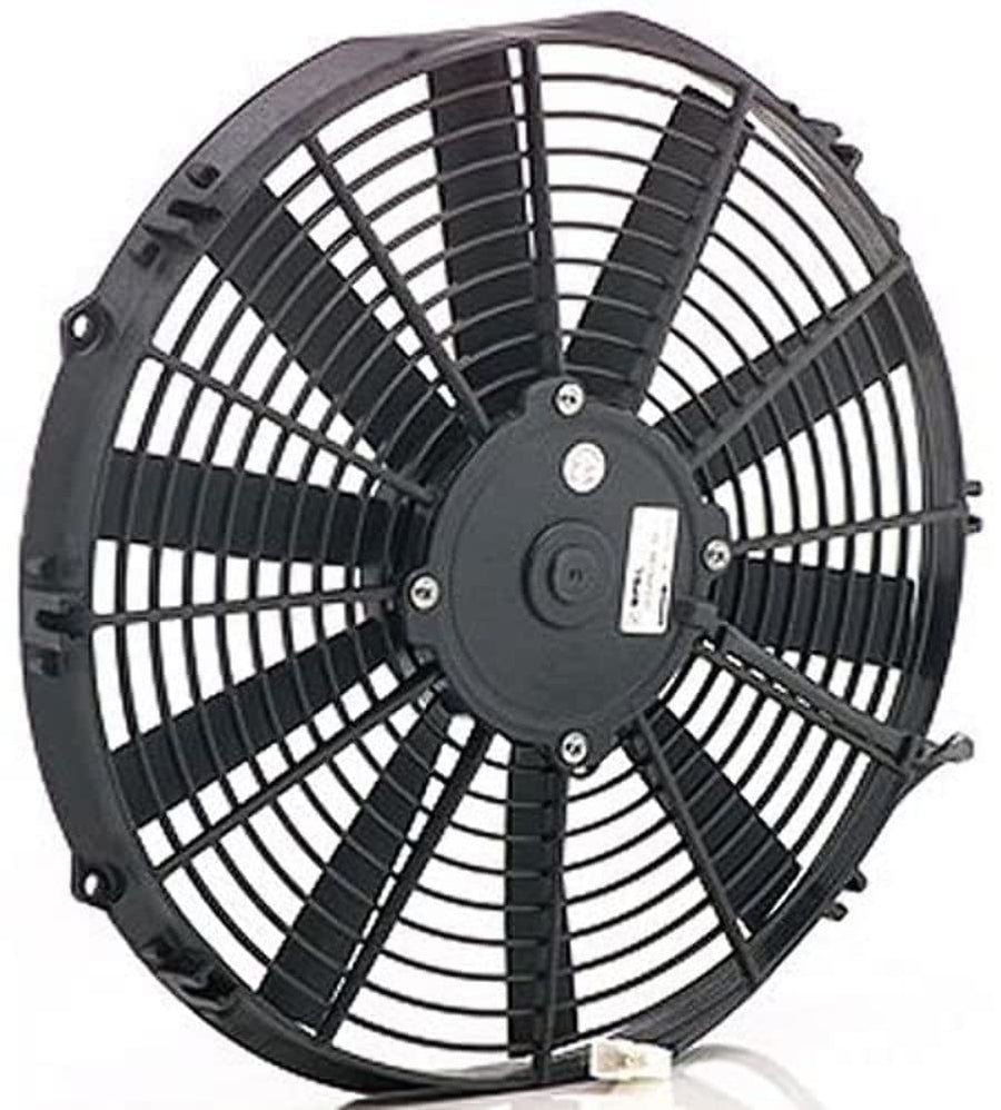 Be Cool 13" Euro-Black Thin Line Electric Puller Fan 75081