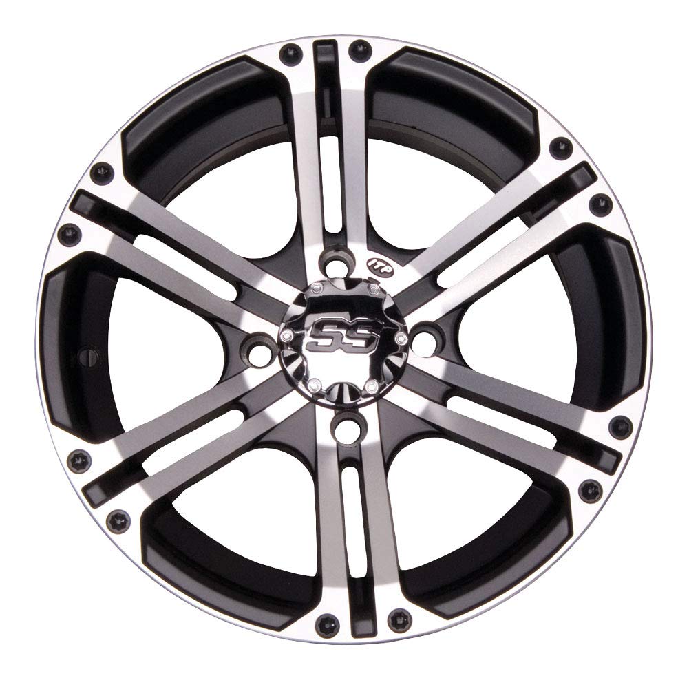 ITP SS212 Black Wheel with Machined Finish (14x6"/4x137mm) SS ALLOY