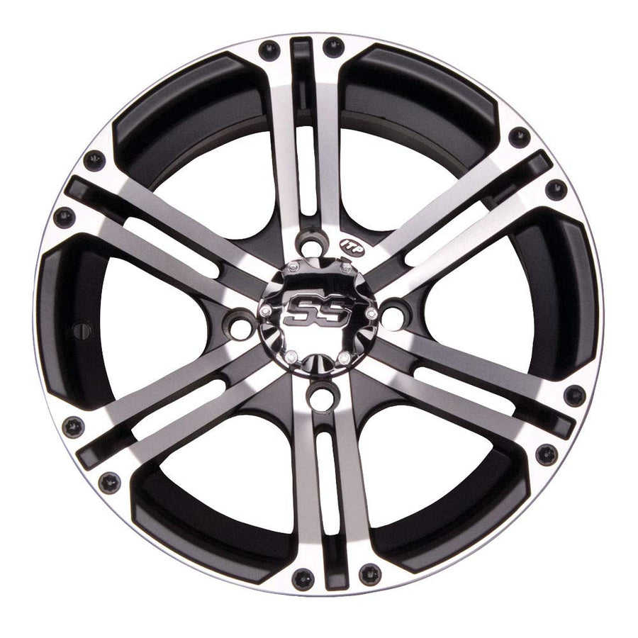 ITP SS212 Black Wheel with Machined Finish (14x6"/4x137mm) SS ALLOY