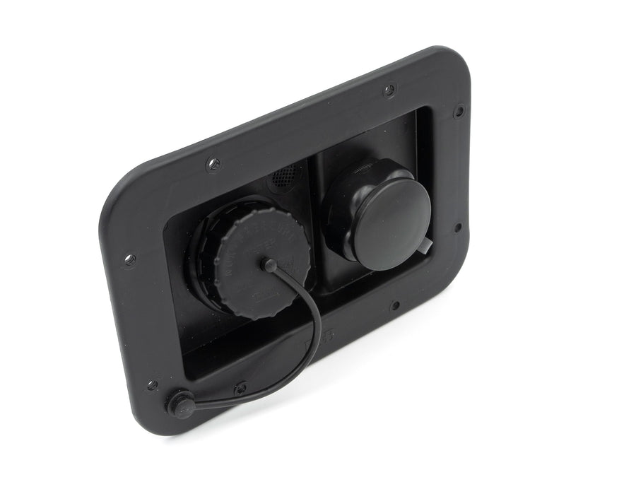 B&B Molders, City/Gravity Water Fill Dish 94223 with Plastic Check Valve – Black, Leak-Tested UV-Stable Acrylonitrile Construction, OEM Replacement – Made in USA