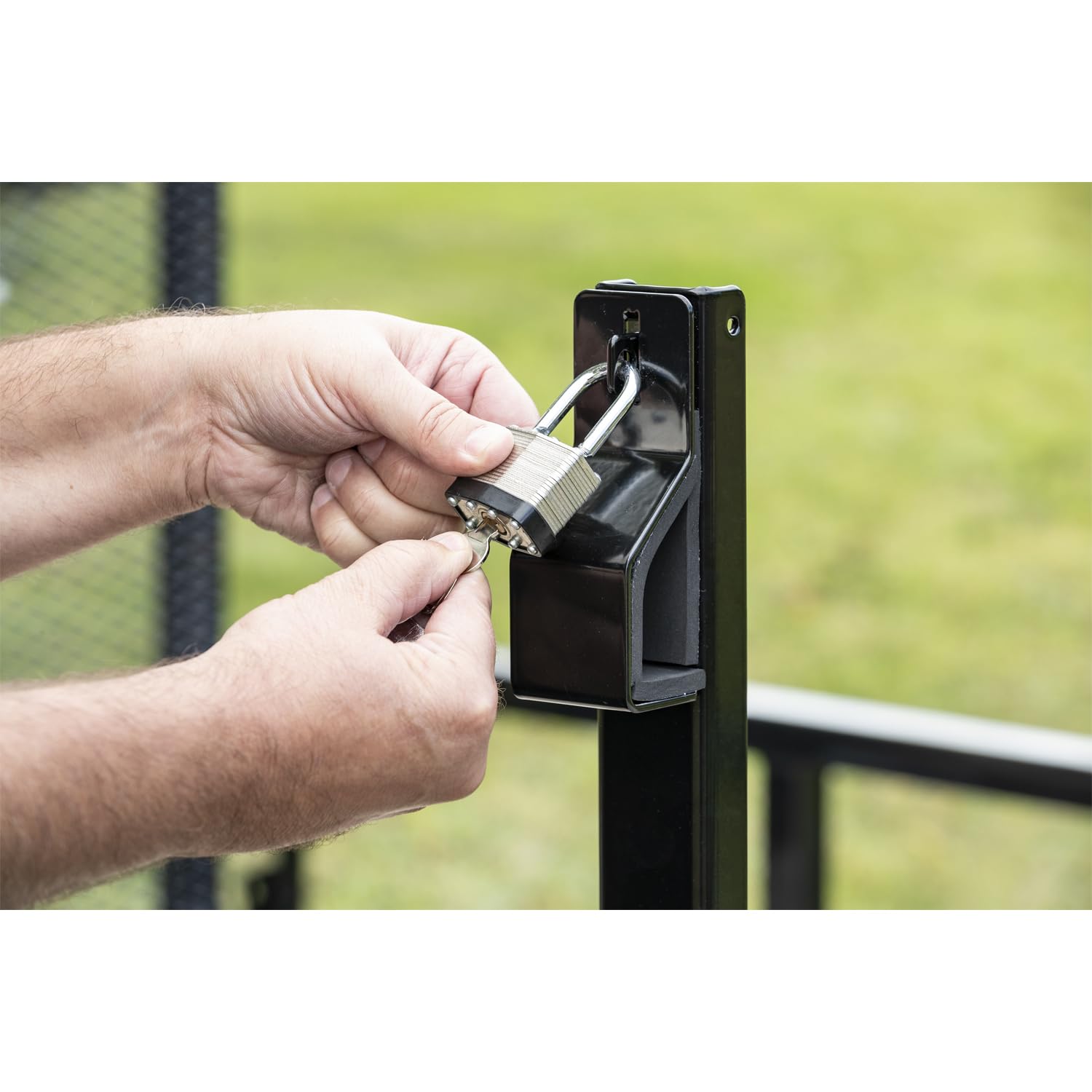 Buyers Products 3-Position Trimmer Rack for Open & Enclosed Landscape Trailers, Holds 3 Weed-Eaters, Made in The USA, Lawn Care Equipment, Landscape Equipment