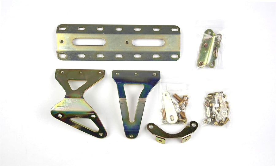 Lokar Black XATS6700FLB 6" Black Auto Trans Shifter Kit with Lever and Lokar Shift Knob