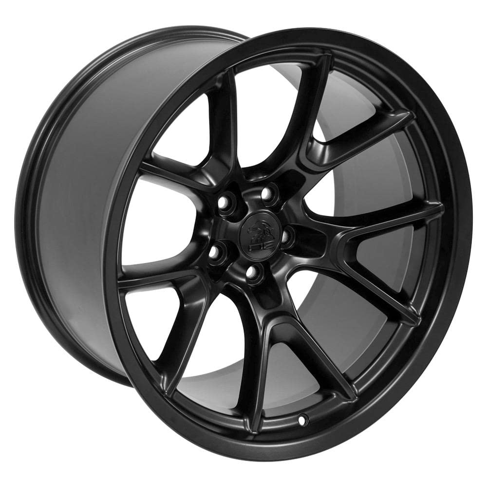 20 Inch OE Wheels DG21 Rim Fits Challenger 50th Anniversary Style 5x115 20x11 Satin Black - Hollander 10369 (1)