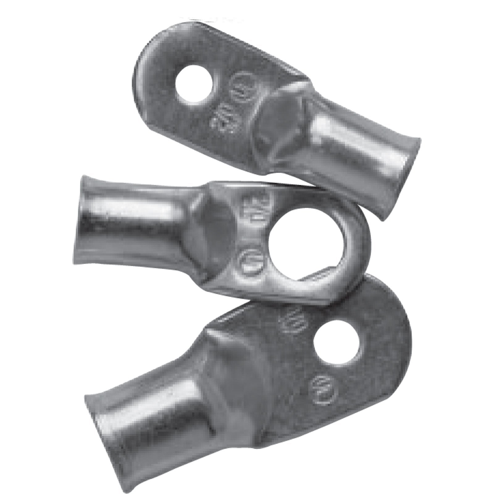 252286 ANCOR MARINE GRADE Electrical Heavy Duty Tinned Copper Lugs (1/0-Gauge, Size 3/8 Screw, 2-Pack)