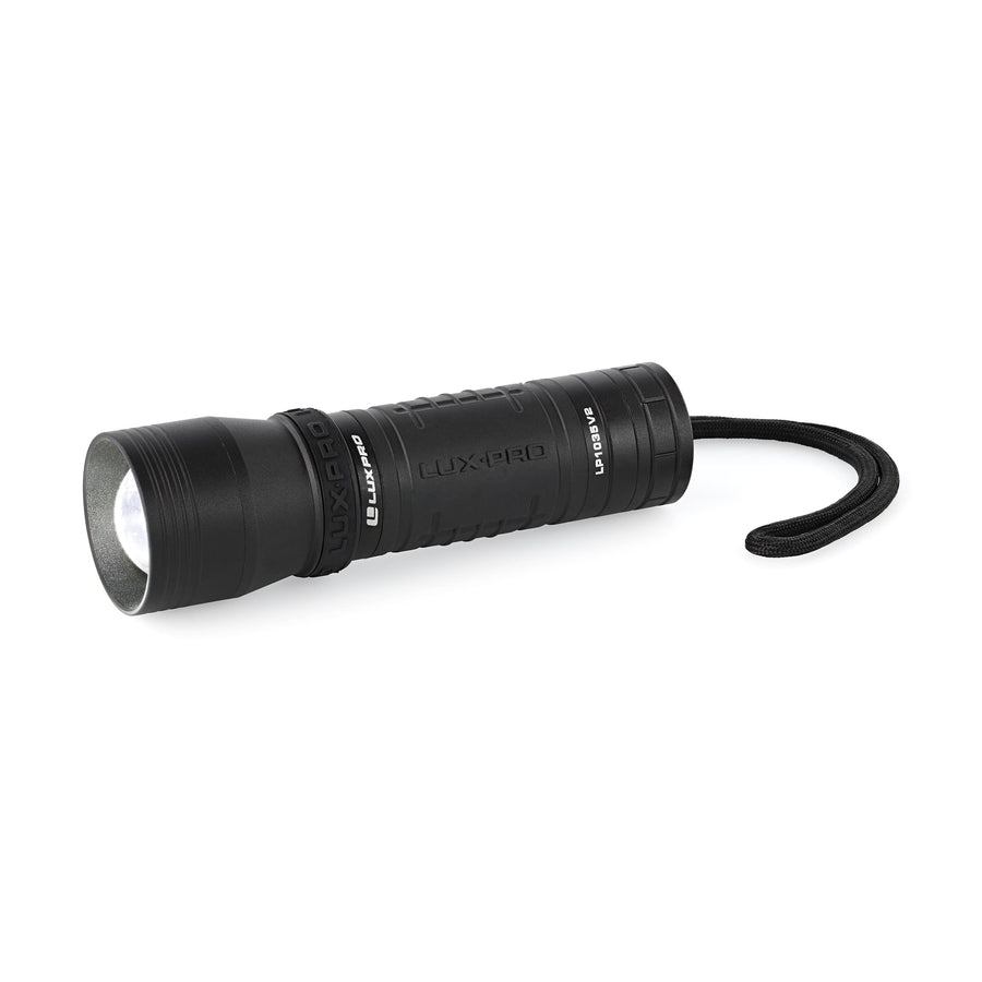 Zoom Focus LUXPRO CREE LED Flashlight High Lumen Tactical Handheld with TackGrip (LP1035V2)