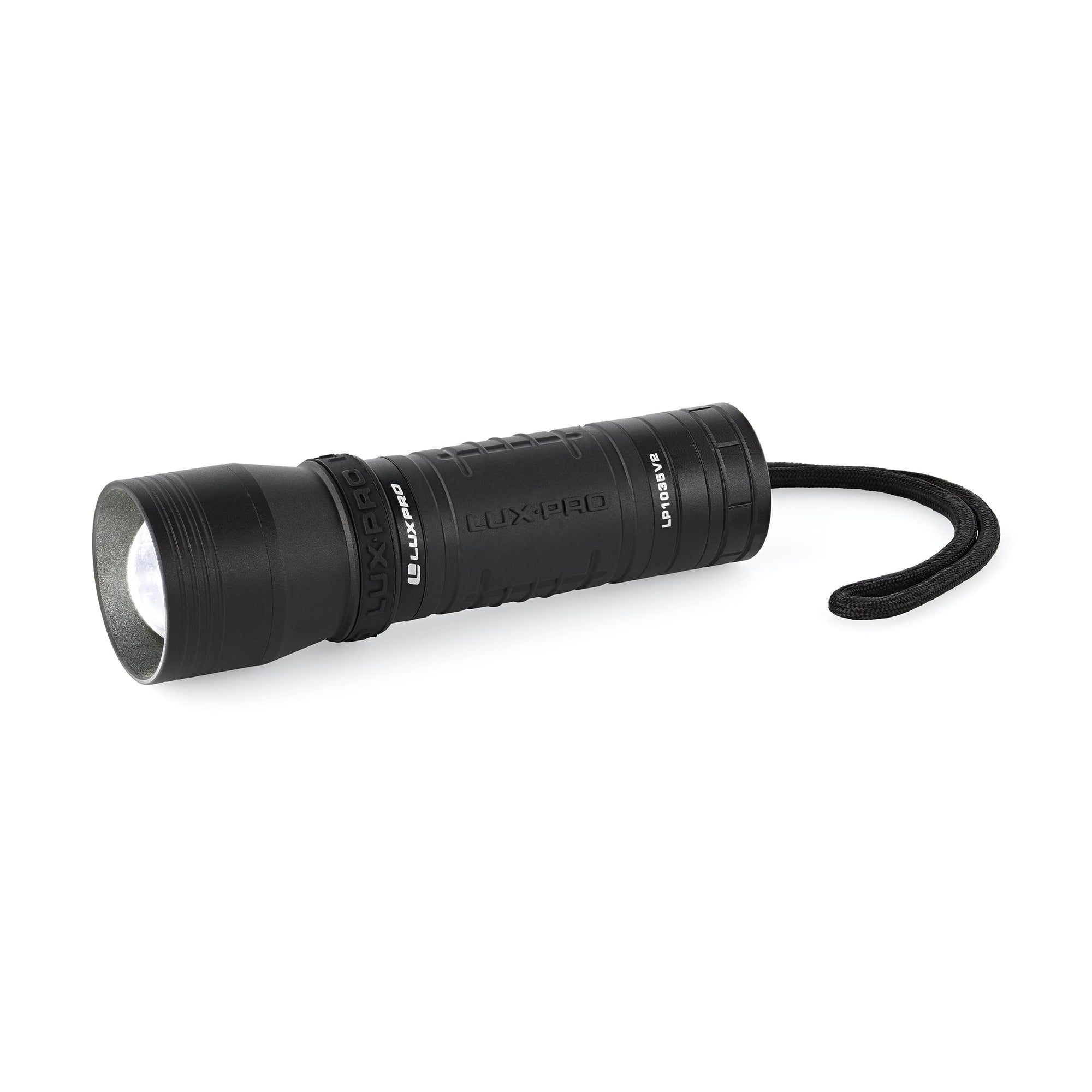 Zoom Focus LUXPRO CREE LED Flashlight High Lumen Tactical Handheld with TackGrip (LP1035V2)