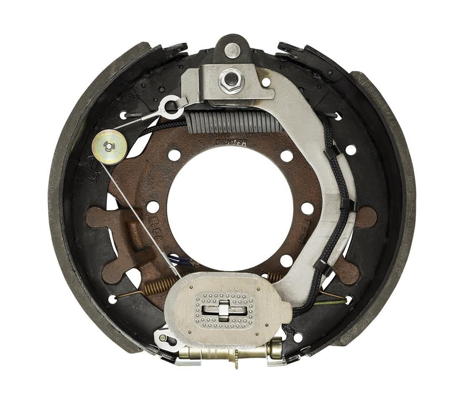 Right-Hand Dexter K23-447-00 Complete 12-1/4X5 Electric Forward SELF-Adjust Brake Assembly (15K) AXLE