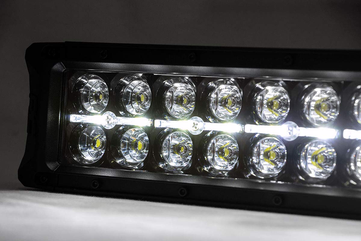 30" Rough Country Black Series Curved Dual Row DRL CREE LED Light Bar - 72930BD