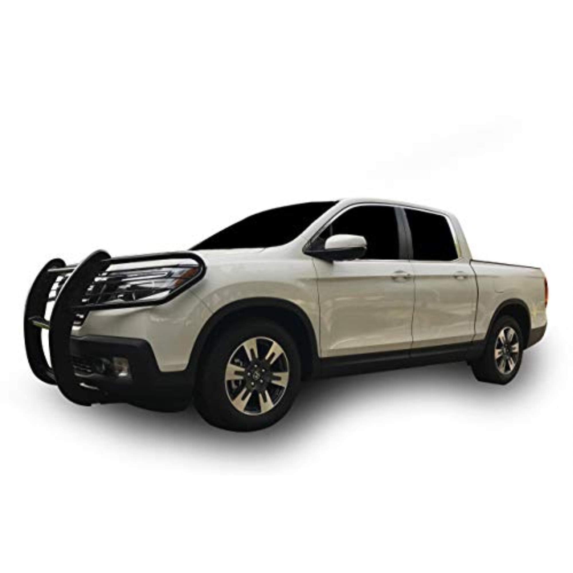 Bumper Guard Black Horse Grille brush Modular Black Compatible with 2016-2019 Honda Ridgeline-17H01MA