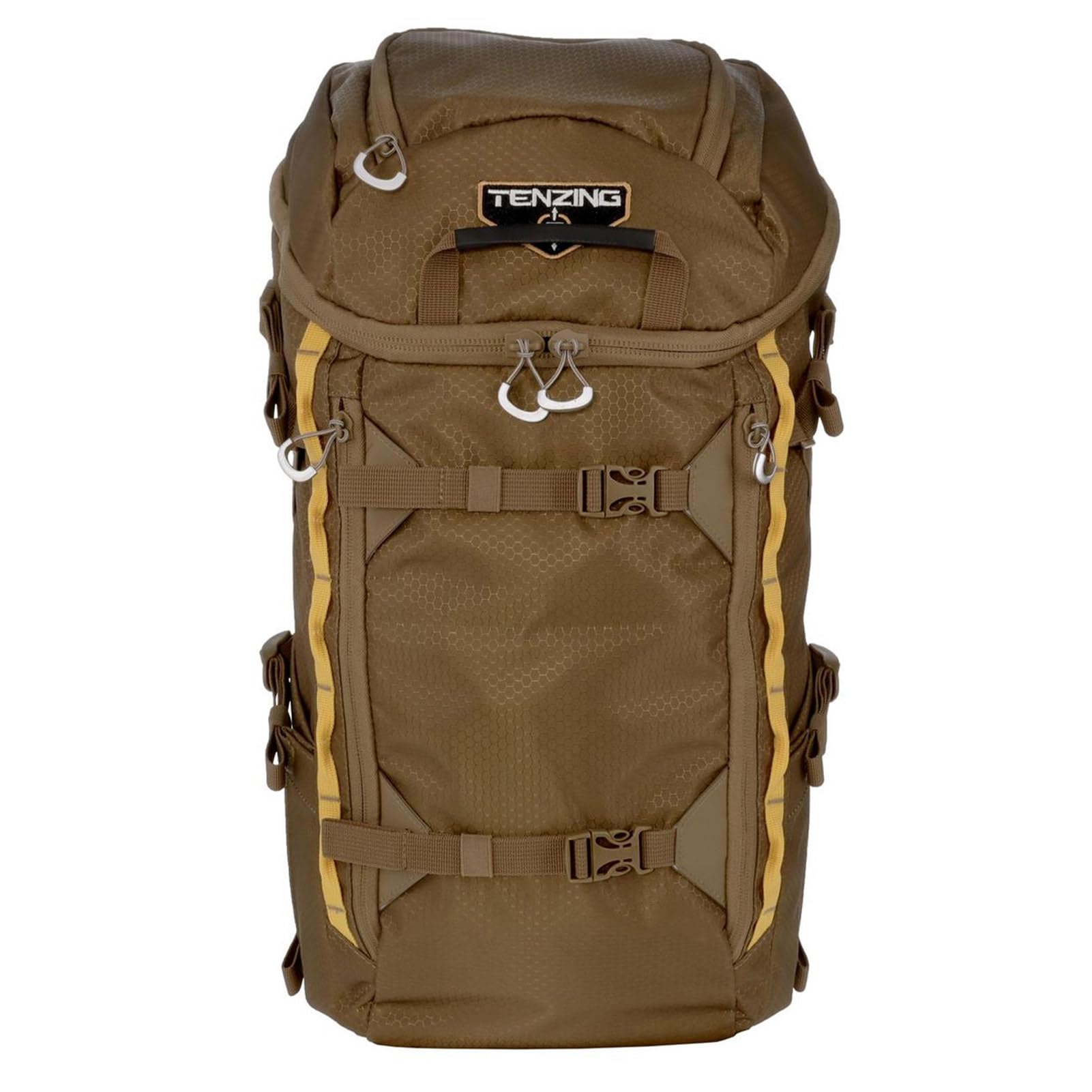 Whitetail Day Pack TENZING 1500, Buckskin Tan Ultra-Durable Hunting Backpack with 4 Compartments & 10 Organizational Pockets Camo Backpack for Hunting Gear and Equipment