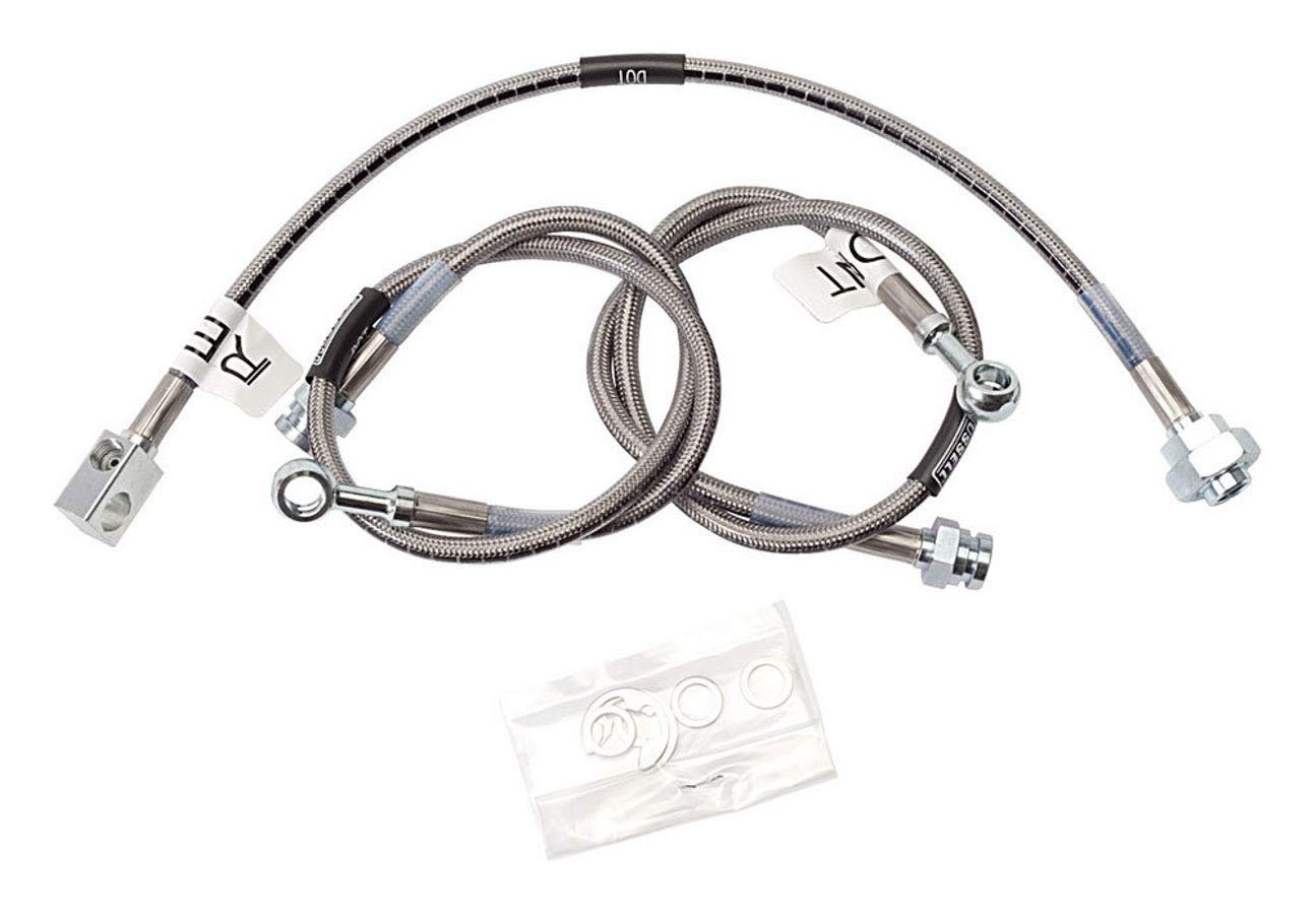 Pre-Assembled RUSSELL/EDEL 672340 Direct Bolt-On Brake Hose Kit