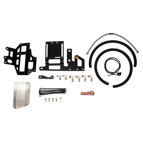 ARB Twin Compressor GRIMM OFFROAD Mounting Bracket Kit for Jeep Wrangler 2018+ JL/JLU & Gladiator 2020+ JT, GOR10120
