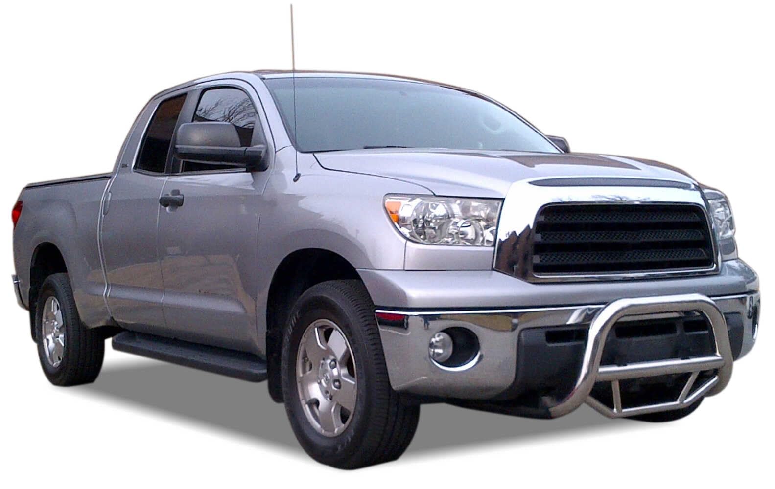 Max Bull Bar Black Horse No Skid Plate Stainless Steel Compatible with 2007-2021 Toyota Tundra-MBS-TOD1009