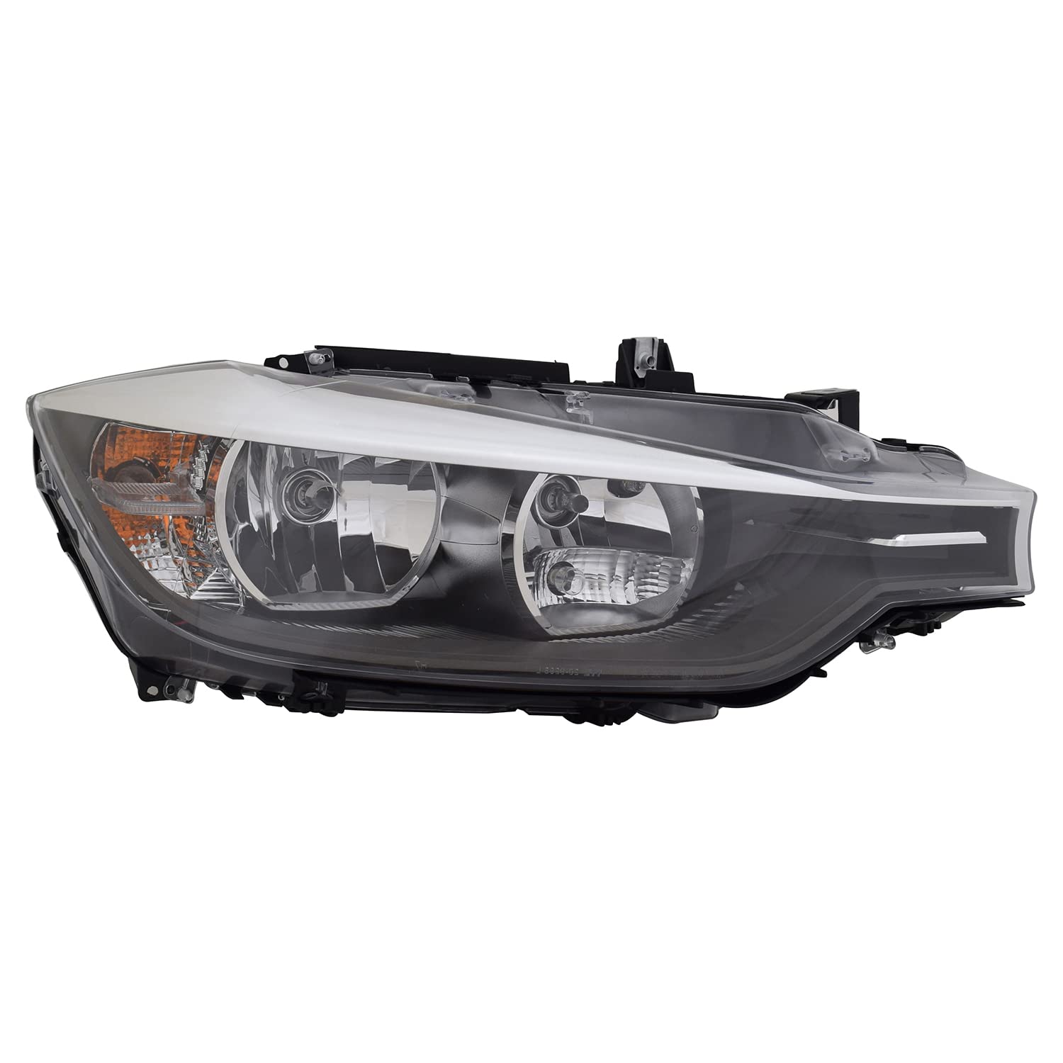 Right TYC Headlight Assembly Compatible with 2012-2015 BMW 3 Series