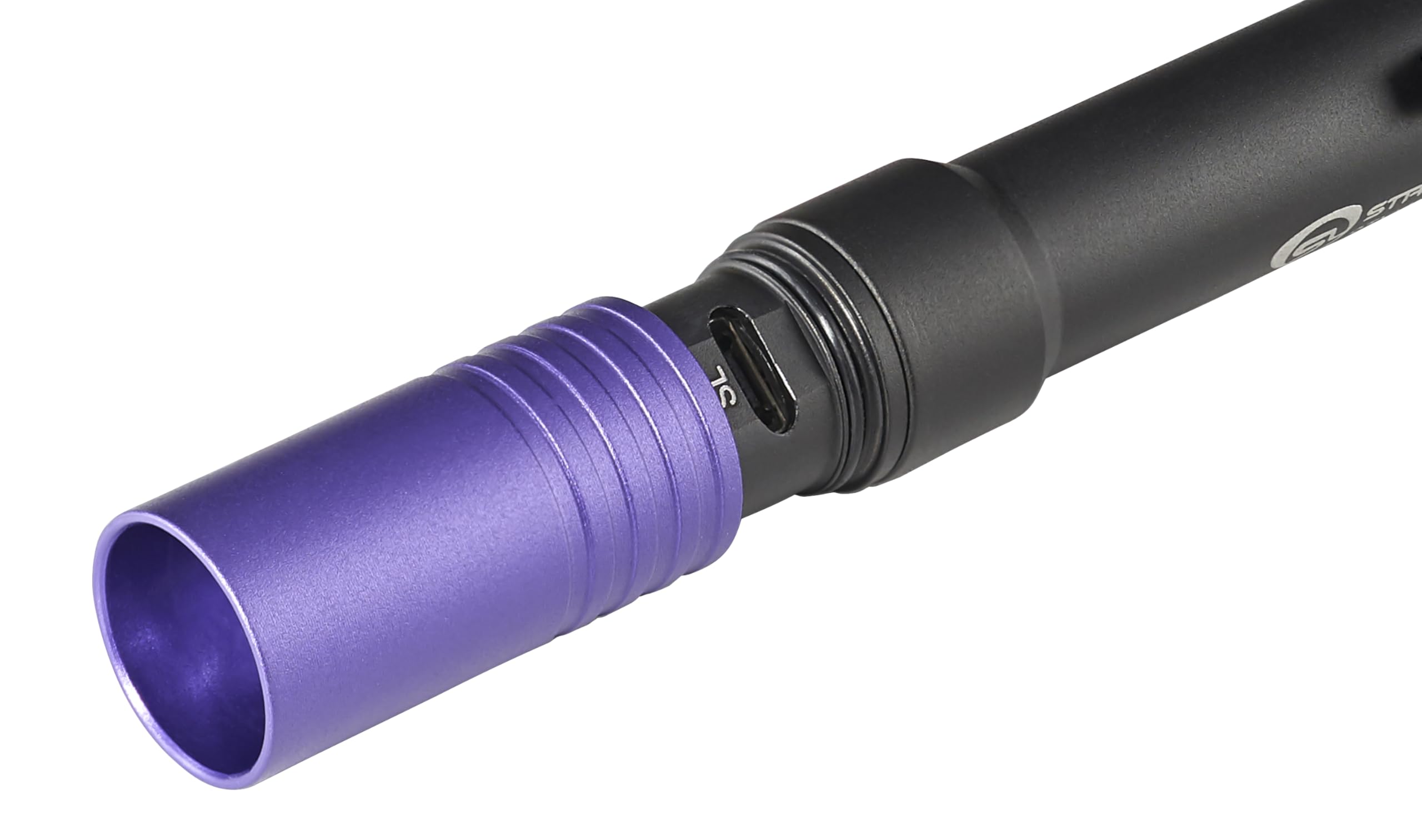 Streamlight Stylus Pro USB 66149 400nm UV Rechargeable Penlight with USB Cord and Nylon Holster, Black