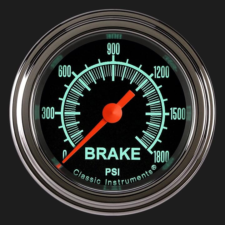 Classic Instruments G/Stock GS167SLF 2-1/8" Brake Pressure Gauge