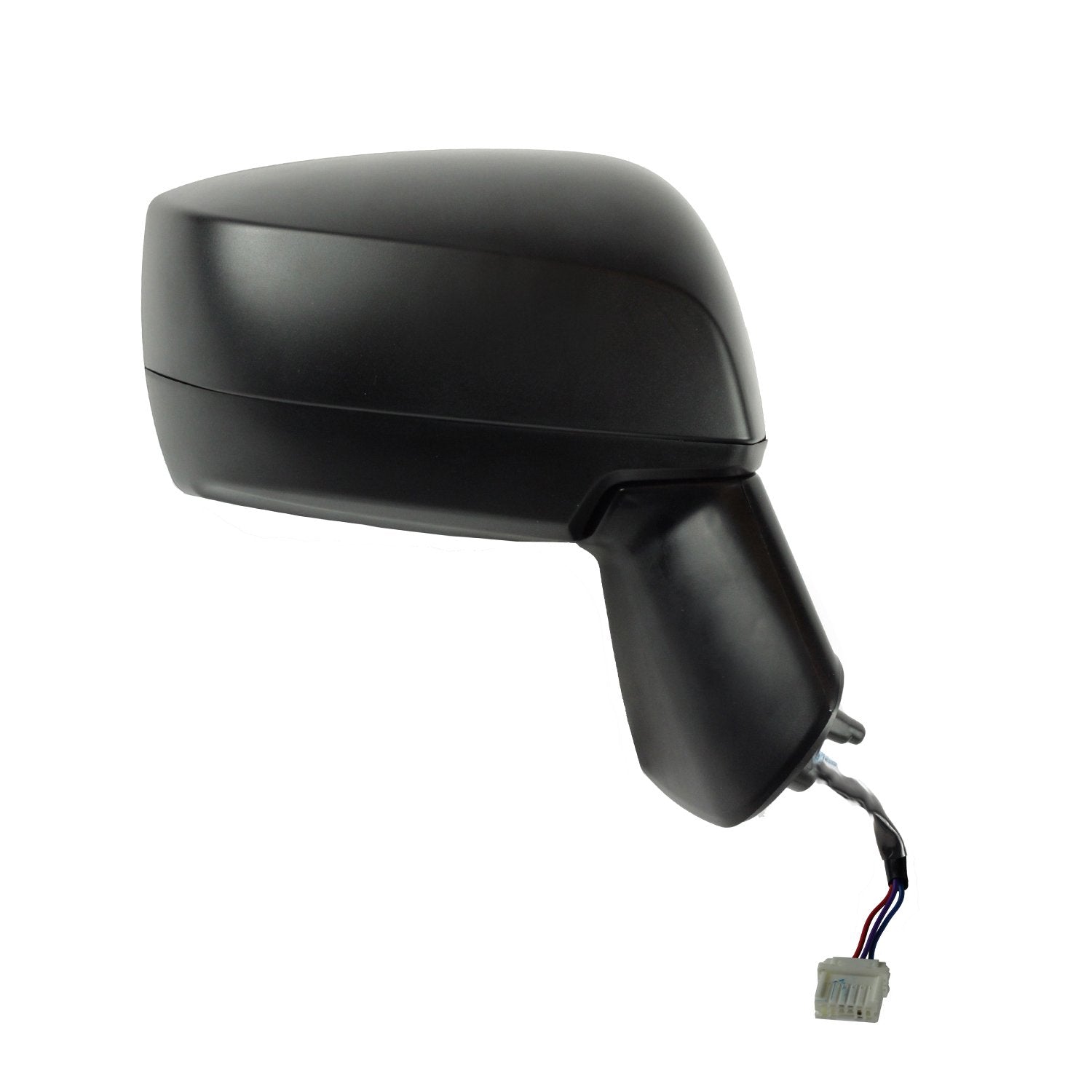 Side Passenger Mirror for Subaru Crosstrek, Hybrid, Impreza Sedan/Wagon, Textured Black, Foldaway, Power