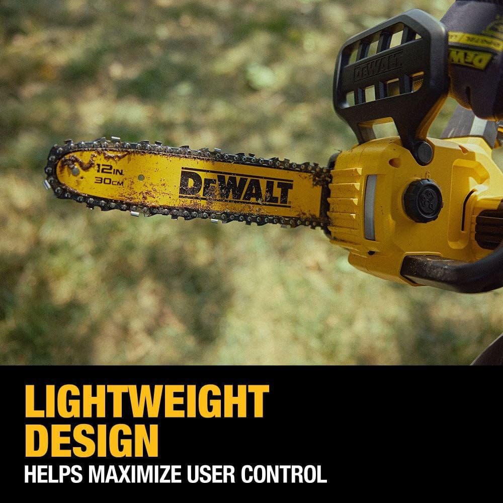 20V MAX DEWALT 12 in. Cordless Chainsaw, Bare Tool Only (DCCS621B)