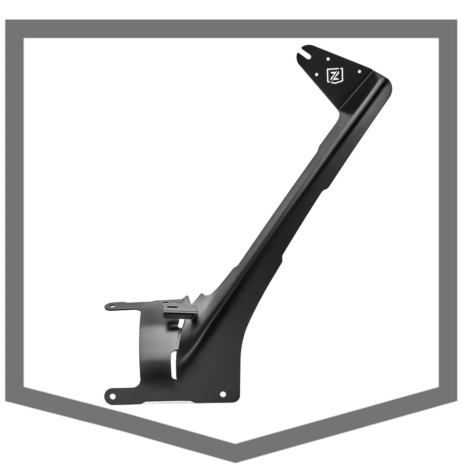ZROADZ T-REX Z374831-BK2 Front Roof LED Bracket 2019-2022 Jeep Gladiator Black