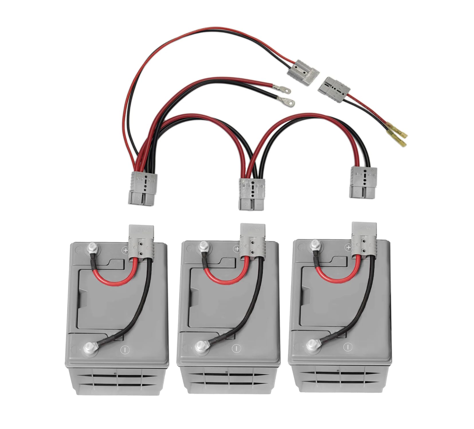 12V Connect-Ease - (3) Battery Parallel Quick Connect System w/Solar System Lithium Compatible - (or RCE312RV) - RCE312SLR