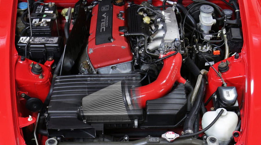 HPS Performance Shortram Black Air Intake Kit Cool Ram Compatible for 2000-2005 Honda S2000 AP1 2.0L AP2 2.2L Throttle Cable, 827-620WB