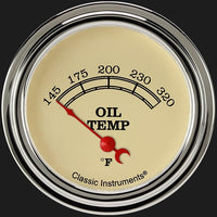 Vintage Classic Instruments VT228SLF 2 5/8" Oil Temperature Gauge